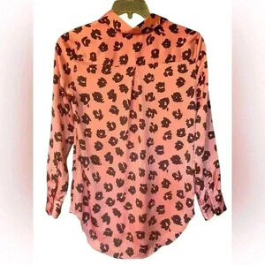 Equipment Femme Women’s Long Sleeve Blouse Size XS